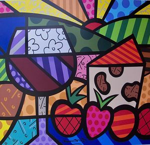 Gıda şarabı tuval üzerinde büyük yağlı boya ev dekor el sanatları hd baskı duvar sanat resimleri özelleştirme kabul edilebilir 210815127603822