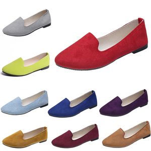 Gai Men Women Shoes Casual Treinador Orange Triple Black Red amarelo verde pêssego roxo tênis rosa vinte e sete