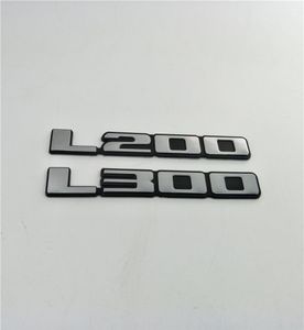 Para mitsubishi triton l200 l300 logotipo da porta traseira traseira emblema lateral fender adesivo decalque emblema placa de identificação 1790751