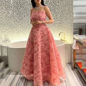 WEIYIN Custom Size Prom Dress Straples 2024 3D Roseleaf Fashion Evening Gowns formal occasion dresses 240227