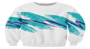 Wholenew 3D bluza mężczyźni kobiety swobodne bluzy Jazz Solo Paper Cup Crewneck Bluza Hiphop Fashion Ubranie Drops8976493