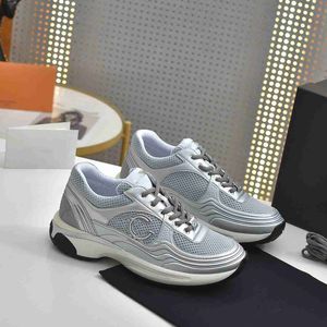 Scarpe da corsa di design C di alta qualità Sneakers da skate di lusso Donna Cclies Scarpe da ginnastica da donna Stringate traspiranti Primavera 4323