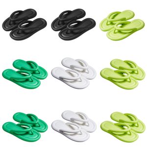 Yaz Yeni Ürün Terlik Tasarımcı Kadın Ayakkabıları Beyaz Yeşil Rahat Flip Flop Terlik Sandalet Moda-03 Kadın Düz Slaytlar Gai Açık Mekan Ayakkabıları
