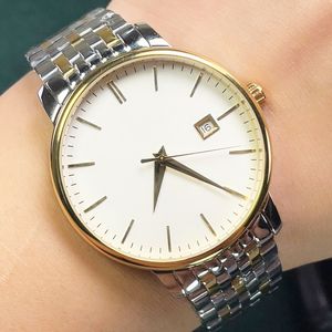 Luxuriöse Herren-Armbanduhren, modische Herrenuhren, wasserdicht, 316-Edelstahlband, 40 mm Kalender, männliche Uhr, mineralische, superstarke Glasuhr