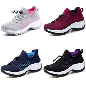 Spring fashion running shoes for men women breathable sports sneakers pink purple blue green GAI 142