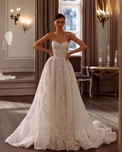 OFF Classer Classic Line Wedding Lace Ball suknia balowa plus szczotka pociągowa suknia ślubna sukienka dostosowane do vestidos de novia s