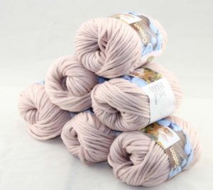 LOT of 6 BallsX50g Special Thick Worsted 100 Cotton Knitting Yarn Linen 22086443739