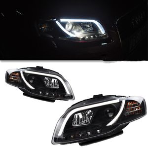 Auto Car Head Lights Parts For Audi A4 2005-2008 A4L B7 LED Front Headlight Replacement Angel Eye Signal Headlight