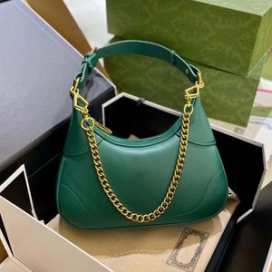 10A Högkvalitativ designer Bag Women Luxury Shoulder Bag Chain Handbag Crossbody Bag Women Classic New Moon Wallet 02