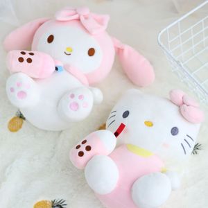 2024 20-23cm Plush Toys Dolls Högkvalitativ multisel japansk japansk söt Big Eared Dog Yugui Dogs Milk Te Down Cotton Doll