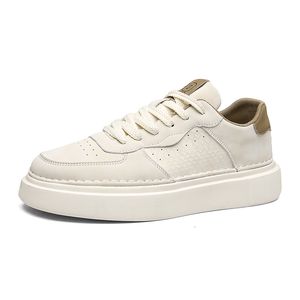 Homens de alta qualidade sapatos casuais couro genuíno dos homens tênis feitos à mão masculino vulcanizar sapatos luxo leve sola moda skate calçados formadores aa005