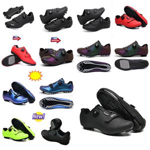 Cycling Shoes Men Sports Dirt Road Bike Shoes Flat Speed Cycling Sneakers Flats Mountain Bicycle Footwear campinng badmitionn GAI