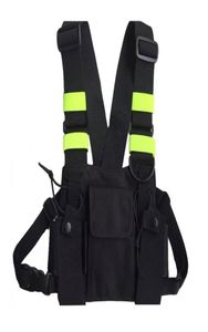 Outdoor Hunting Vest Chest Bag Radio Chest Pouch Pack Holder Carrying Case Reflective Apparel Hunting Wear5806691