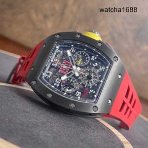 Mens Watch Deman Wristwatch Rm Bilek RM011-FM Serisi Gri Titanyum Philip Massa Özel Edition RM011