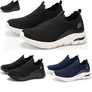 Män kvinnor klassiska löparskor mjuk komfort svart grå marinblå blå grå herr tränare sport sneakers gai storlek 39-44 color31