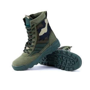 Outdoor-Schuhe Sandalen Herren Stiefel 2023 Neue Kampftraining Herrenschuhe Outdoor Sport Klettern Berge Cross Country Camouflage Herren Turnschuhe YQ240301