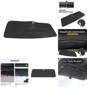 Ny lämplig för Tesla Model Y Tail Door Anti-Scratch Protection Board Car Anti-Dirt Mat Automotive Interior A9Z4