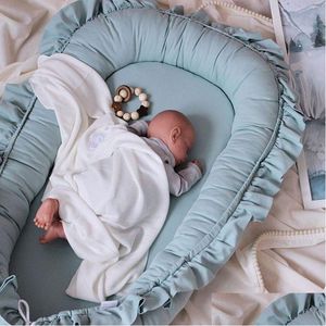 Removable Slee Nest For Baby Bed Crib With Pillow Travel Playpen Cot Infant Toddler Cradle Mattress 230525 Drop Delivery Dhkjz