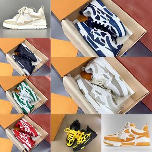 Luxury Herr Sneakers Designer Skate 1854 Fashion Donkey Classic Printed Leather Womens Casual Bread Shoes Jogging Shoes B22