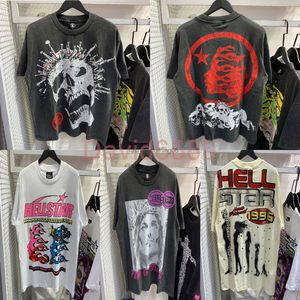 2024SS Męskie Women Designer Tshirts Hell Star T Shirt Men Women Wysokiej jakości streetwear Hip Hop Fashion T Shirt HellStars Tree TEE TEE SIZE S-XL 010