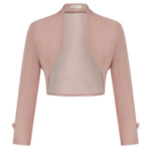 Jaquetas gk mulheres jaquetas bowknot manga longa bolero frente aberta irregular hem recortado casaco encolher coreano casual streetwear roupas femininas