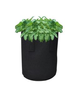 Saco de cultivo de plantas de tecido para vegetais saco de plantio de árvores durável verde berçário saco de mudas nutrição crescer vaso de flores engrossado 9508912