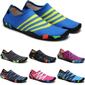 Sapatos de água sapatos de água das mulheres dos homens deslizamento na praia vadear descalço sapatos de natação de secagem rápida respirável luz esporte tênis unisex 35-46 GAI-9