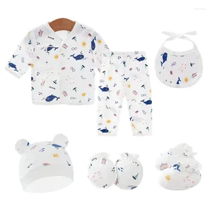 Set di abbigliamento Abiti nati Abiti in cotone per neonate Ragazzi Autunno Primavera Estate Set per bambini Infantile morbido