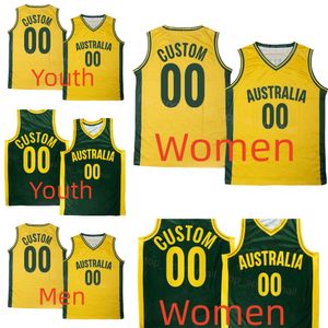 2023 FIBA​​オーストラリアワールドカップバスケットボールジャージー11ニックケイ25 Rhys Anthony Vague 7 Joe Ingles 25 Simmons 6 Andrew Bogut 12 Todd Blanchfield