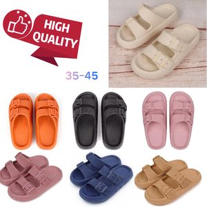 Slippers Womans Mens Sandals Sliders Summers Flat Shoes Beach Lady Letter Slipper big size GAI homes white green grey unisex black brown softy comfort