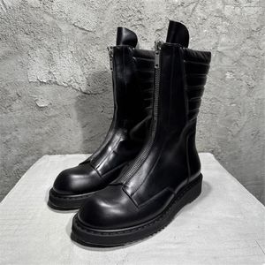 Black Man High Boot Fashion Men Motorcycle Luxur