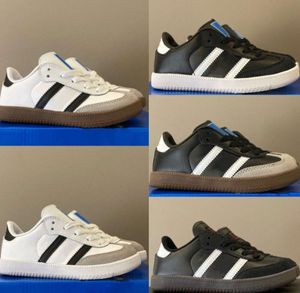 Schuhe Kinder Casual Sambas Running Jungen Sneakers Vegans Gazelles Kinder Jugend Big Kid Gum Shoe Kleinkinder Preshcool Runner Trainer Schwarz Weiß Mädchen 25ESS