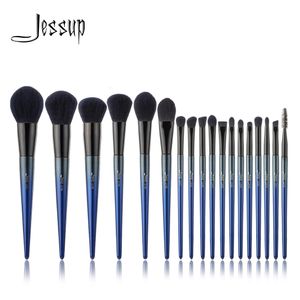 Jessup makyaj fırçaları 18pcs makyaj fırçası set pudra temel kontur kalem göz farı fırçaları T263 240220