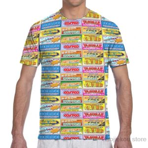 T-shirt Idiocracy Fake Logos TShirt uomo TShirt donna all over stampa moda ragazza maglietta ragazzo top tees estate magliette a manica corta