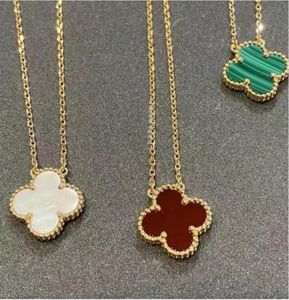 2024 Elegant Rose Gold Plated Clover Necklace with Agate Pendant - Sier Diamond Charm Women, Ideal for Valentine's & Engagement