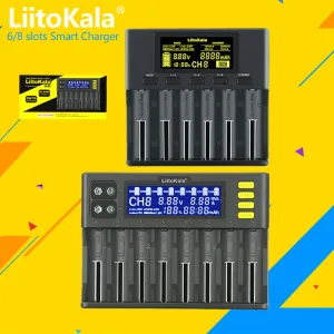 Liitokala lii-s8 lii-s6 lii-pd4 lii-pd2 lii-s2 lii-s4 li-402 li-202 Batterieladegerät 18650 26650 21700 Lithium nimh Batterie