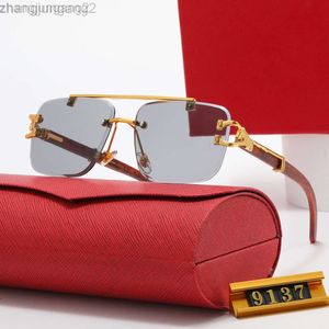 Occhiali da sole firmati Overseas Nuovi occhiali da sole per uomo e donna Kajia Street Photo Occhiali da sole Classic Travel Fashion Box Glasses Trade 9137