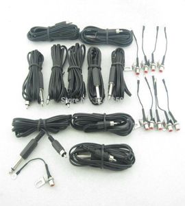 Whole5 Set Black RCA Jack Conversion Tattoo Power Clip Cord For Tattoo Power Kit Set Supply TCC058939221