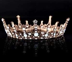 Yeni Moda Düğün Nedime Gümüş Kristal Rhinestone İnci Pageant Prenses Çiçek Kafası Taç Tiara Başlıkları Mücevher Ban8783690