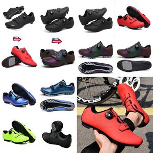 Scarpe da ciclismo Uomo Sport Scarpe da bici da strada sterrata Scarpe da ginnastica da ciclismo a velocità piatta F Calzature da bicicletta da montagna campeggio badmitionn corsa meccanica del corpo rugbyy ra GAI