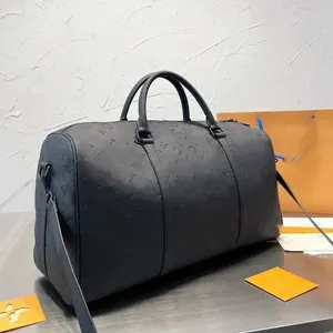 10s uxury tasarımcısı Duffel Bag Yüksek kaliteli erkek seyahat çantası 55 cm emed büyük kapasiteli su geçirmez spor çantası kadınlar DUF 7616