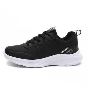 Casual skor för män kvinnor för svartblå grå gai andas bekväm sporttränare sneaker color-104 storlek 35-41