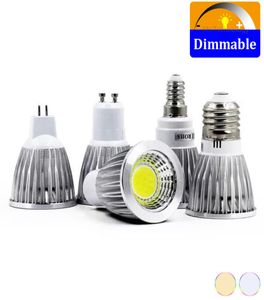 100pcslot LED -glödlampor COB Spotlight Lamp Downlight Spot Light Dimble E27 E14 GU53 GU10 3W 5W 7W LAMPADA BOMBILLAS1399759