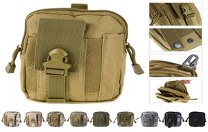 8 färger 1000D Tactical Molle Oxford midja bälte väskor plånbokspåse handväska utomhus sport taktika midjepaket EDC camping vandring väska A57036690