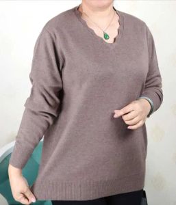 Cardigans Plus Size Women Clothing 5XL 6XL7XL 8XL 9XL Large Size Middle Aged Clothes Mother Cashmere Sweater Knitted Shirt Long Sleeve