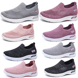 Sapatos para mulheres novos sapatos casuais femininos sola macia sapatos da mãe meias sapatos gai sapatos esportivos da moda 36-41 25