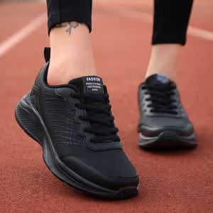 Casual skor för män kvinnor för svartblå grå gai andas bekväm sporttränare sneaker color-58 storlek 35-41