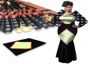 2020 Продажа Имитация Шелка Африканский Шелковый Принт Ткань Органза Африканский Воск Дизайн Для Материала Одежды Ткань 33 ярда за лот T21474620