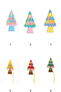 Forma de árvore de natal push up bolha crianças brinquedo festa favor adulto abóbora antiestresse mão mole sensorial brinquedosa42a24a455636711