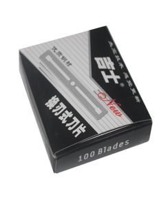 100 PCSSET MEN STRAIGHT RAZOR BLADEを交換して、バーバーサロンの眉毛のためのラムズデラソワールブレードを剃ります10PCSPACK106778180